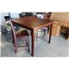 Image 2 : MODERN DINING TABLE W/ 2 STOOLS