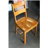 Image 2 : 2 VINTAGE OAK CHAIRS