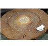 Image 2 : CARVED WOOD ENDTABLE AND BOWL