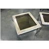 Image 2 : METAL BASE GLASSTOP COFFEE AND END TABLE