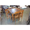 Image 1 : NEW ASHLEY SIGNATURE DESIGN SQAURE COUNTER HEIGHT DINING TABLE WITH LAZY SUSAN, AND 6 ULPHOSTERED ST