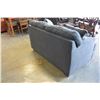 Image 8 : NEW ASHLEY SIGANTURE DESIGN MODERN GREY FABRIC LOVESEAT WITH 2 ACCENT PILLOWS, RETAIL $1,499