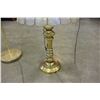 Image 4 : BRASS FLOOR LAMP AND TWO TABLE LAMPS