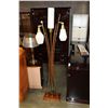 Image 1 : MID-CENTURY MODERN TRIPLE TEAK FLOOR LAMP