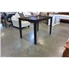 Image 2 : MODERN DINING TABLE WITH JACKNIFE LEAF AND THREE CHAIRS