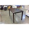 Image 3 : MODERN DINING TABLE WITH JACKNIFE LEAF AND THREE CHAIRS