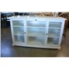 Image 2 : WHITE SERVER W/ GLASS DOORS