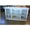 Image 2 : WHITE SERVER W/ GLASS DOORS