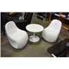 Image 1 : WHITE MODERN BISTRO SET