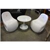 Image 2 : WHITE MODERN BISTRO SET