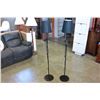 Image 1 : TWO BLACK FLOOR LAMPS