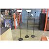 Image 2 : THREE BLACK TABLE LAMPS