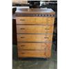 Image 1 : VINTAGE 5 DRAWER HIGHBOY DRESSER