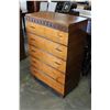 Image 2 : VINTAGE 5 DRAWER HIGHBOY DRESSER