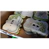 Image 3 : A LOT OF 26 HAND PAINTED PORCELAIN LIGHT SWITCH COVERS