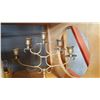 Image 2 : BRASS CANDELABRA AND SMALL VASES