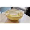 Image 2 : THREE PREX MIXING BOWLS AND THREE PYREX DISHES