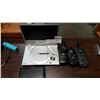 Image 2 : PORTABLE DVD PLAYER, 3 WALKIE TALKIES, AND GPS