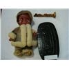 Image 1 : NATIVE CRIB BOARD DOLL AND TOTEM POLE