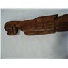 Image 3 : EAGLE AND SEA LION CARVED POLE AND BABY MOCCASINS