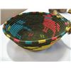 Image 2 : FIRST NATIONS WOVEN BOWL, VASE, AND BELL