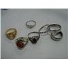 Image 2 : SILVER STERLING AND OTHER RINGS