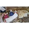 Image 2 : TRAY OF JEWELRY, NECK LACE, AND BRACELET W/ STAND AND 3 MINATURE DOULTON FIGURES