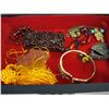 Image 2 : EASTERN JEWELRY BOX W/ CONTENTS