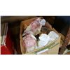Image 1 : BOX OF VINTAGE OIL LAMP SHADES