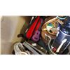 Image 2 : TOOL BOXES OF COLLECTIBLES, CAST IRON CLOCK, MINI GUITARS, ETC