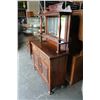 Image 2 : ANTIQUE CARVED SERVER WITH MIRROR GALLERY