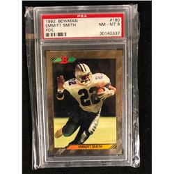 1992 BOWMAN #180 EMMITT SMITH FOIL (NM-MT 8) PSA GRADED