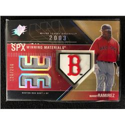 2003 SPx Winning Materials #250 WM-MR1 Manny Ramirez Boston Red Sox