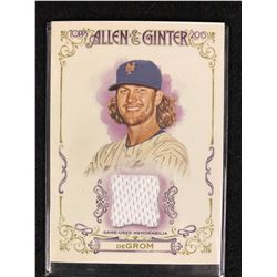JACOB DEGROM 2015 TOPPS ALLEN AND GINTER GAME USED WORN JERSEY
