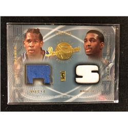 2001-02 DUAL JERSEY ROOKIE INSPIRATION BASKETBALL SASSER/ McGRADY
