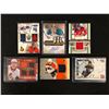 Image 1 : HOCKEY GAME WORN JERSEY CARD LOT
