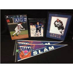 SPORTS FAN LOT (PHOTO'S/ PENNANTS)