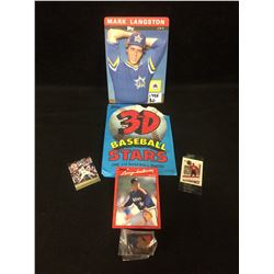 BASEBALL CARDS/ 3D PHOTO'S LOT
