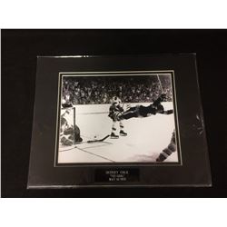 BOBBY ORR "THE GOAL" FRAMED 8X10 FRAMED PHOTO