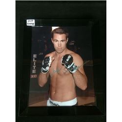 JAKE SHIELDS SIGNED 8" X 10" FRAMED COLOR PHOTO (MMA)