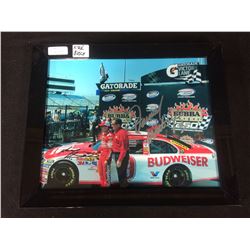 KYLE BUSCH SIGNED 8" X 10" FRAMED COLOR PHOTO