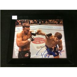PATRICK COTE SIGNED 8" X 10" FRAMED COLOR PHOTO (UFC)