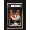 Image 1 : 2011 BOWMAN CHROME #BCE1 BRYCE HARPER ROOKIE CARD (9.5 NGM) KSA GRADED