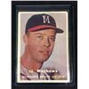 Image 1 : 1957 Topps #250 EDDIE MATHEWS