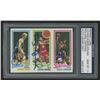 Image 1 : Julius Erving, Magic Johnson & Larry Bird Triple Signed 1980-81 Topps #6