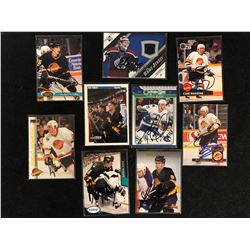 AUTOGRAPHED HOCKEY CARD LOT