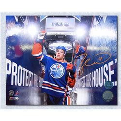 Taylor Hall Edmonton Oilers Autographed Oil Country 8x10 Photo