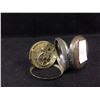 Image 2 : **VERY RARE** QUARTIER AU LOCLE FUSEE KEY WIND POCKET WATCH W/ SILVER CASE