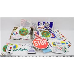 FLAT OF ASSORTED STICKERS