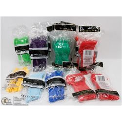FLAT OF 20+ ASSORTED COLOR FORK, SPOONS SETS